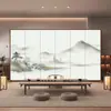 Divisória de Tela Grande Estilo Chinês para Sala de Estar, Divisória para Sala de Reuniões, Tela Dobrável Móvel de Hotel, Divisória de Entrada Estilo Antigo