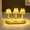 Lámpara de mesa pequeña creativa, luz nocturna LED, lámpara de mesa nórdica en miniatura, regalo de cumpleaños, adornos de escritorio, lámpara de ambiente