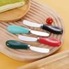 Mango de Cerámica de Acero Inoxidable Cuchillo para Mantequilla Cubiertos Esparcidor de Pan Esparcidor de Mermelada Cuchillo para Mantequilla Cuchillo para Queso