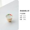 Póngase al día con el antiguo color amarillo cúrcuma bajo vidriado pintado a mano melocotón de la longevidad cerámica tapa de tetera individual cuenco taza de té juego de té Kung Fu juego de té anti-escaldado