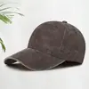 Gorra de Béisbol Versátil Estilo Coreano Retro Desgastada Lavada con Logo Personalizado Protección Solar Pico de Pato para Hombres con Bordado Impreso