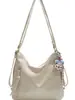 Bolsa de Grande Capacidade para Mulheres, Nova Bolsa Feminina Estilo Coreano, Bolsa de Ombro Transversal Versátil de Couro Macio Casual, Bolsa Tote para Trabalho e Deslocamento