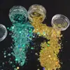 Pó de Glitter Misto em Frasco de Celebridade da Internet, Pó de Glitter Holográfico Brilhante, Joias para Arte de Unhas, Glitter de Lantejoulas da Moda para Arte de Unhas