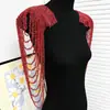 Amazon lentejuelas flecos de cuentas accesorios para hombros accesorios femeninos vestido vintage europeo y americano accesorios decorativos magníficos