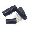 Pin de Cobre Chapado en Oro Cintura Pequeña Conector XLR de 3 Pines Enchufe para Mezclador Conector XLR Balanceado Macho y Hembra Conector XLR de 3 Pines