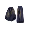 Conjunto esportivo casual texturizado para homens e mulheres, nova coleção primavera/outono 2026, apresentando um cardigã, moletom e calça de moletom, um conjunto de duas peças para adolescentes
