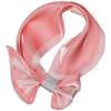 Elegante Moda Brilhante Estilo Diamante Fio Confortável Lenço de Seda Sedoso Macio Proteção para o Pescoço Lenço Corretivo Fita Simples Dupla Face para Mulheres
