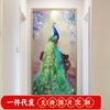 Pintura de diamante 5D de estilo europeo, nuevo estilo, para sala de estar, entrada, pasillo, pavo real, bordado de diamantes para dormitorio