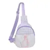 Bolso de pecho a cuadros de estilo fresco y natural para niños y niñas, mini bolso cruzado dulce de lunares con cordón, nuevo bolso infantil de bloques de color