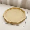 Estilo Nórdico Coluna Romana Retrô Suporte de Vela de Madeira Branco Liso Ornamento Decorativo Simples Não Acabado Estilo Casa de Hóspedes Adereço de Fotografia