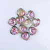 16*16mm al por mayor color mágico AB malla corte cristal cuentas sueltas corazón amor corte moda DIY accesorios para joyería
