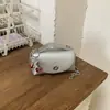 Bolso Femenino de Nicho Estilo Coreano Transfronterizo Moda Verano 2026 Bolso Cuadrado Pequeño con Cadena Bolso Cuadrado Pequeño Cruzado de Hombro Único Casual Simple