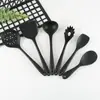 Juego de espátulas de silicona antiadherente juego de utensilios de cocina para el hogar espátula y cuchara de grado alimenticio juego de utensilios de cocina en stock