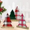 Productos de Madera Navidad Creativo Adornos de Árbol de Navidad Americano Adornos de Madera para Escritorio Decoración del Hogar Artesanías de Madera
