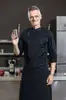 Uniforme de chef de alta qualidade com manga longa para cozinha de catering e panificação da Zhejiang Yi Ming, durável e confortável, atacado do fabricante