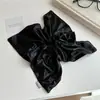 Elástico de Cabelo de Couro Prata, Novo Estilo Tendência 2025 Corda de Cabelo para Rabo de Cavalo Alto para Mulheres, Acessório de Cabelo de Alta Elasticidade
