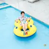 Flotador de Natación Doble Forma de 8 con Asas Salvavidas Anillo de Natación para Hombres y Mujeres Súper Grueso Inflable para Adultos Tamaño Grande Surf para Padres e Hijos