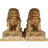 Producto Más Vendido del Fabricante: Regalo de Ceremonia de Apertura León de Bronce Fundido, Escultura de León en Puerta de Bronce para Comunidad de Empresa Grande, Protección del Hogar Feng Shui