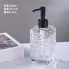 Frasco Quadrado Colorido para Álcool em Gel, Frasco Refil para Shampoo de Banheiro, Frasco Vazio Portátil de Viagem Tipo Pump, Frasco Refil para Hotel