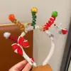 Acessório de Cabeça de Natal Alce Laço Faixa de Cabelo Feminina Criativa Engraçada Grampo de Cabelo Faixa de Cabelo de Galho de Alce Faixa de Cabelo para Fantasia de Festa Cabelo