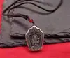 Colgante Vintage Plata de Ley 999 Filigrana Serie Buda Joyería de Plata Regalo para Amigos Plata de Ley para Hombres y Mujeres Pareja Estilo Palacio