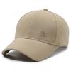 Gorra de béisbol para hombre nueva, gorra parasol para exteriores, gorra de verano sencilla y a la moda con cabeza grande, venta directa de fábrica al por mayor
