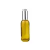 Botellas gotero de fondo redondo en stock, Botellas de aceites esenciales, Cosméticos al por mayor, Botellas de loción de vidrio marrón de 15 ml, Botellas transparentes vacías