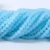 Shuiyunge joyería vidrio color sólido imitación calcedonia cuentas redondas diy pulsera joyería semiacabado cuentas sueltas accesorios al por mayor