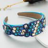 Diadema Homing nueva moda europea y americana estilo barroco retro color rhinestone mujeres diadema de calle accesorios para el cabello de borde ancho