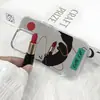 Fábrica de Origen Gato Negro Globo Manzana Peculiar 15 Funda para Teléfono iPhone 18 Pro Max Espejo Anti-Caídas Cubierta Protectora