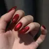Nueva pieza de uña transfronteriza estilo europeo y americano con taladro largo cuadrado negro arte de uñas francés amor tridimensional diamante roto usar uña