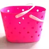 Fudogiken Cesta de Almacenamiento Portátil Importada Cesta de Baño Cesta de Almacenamiento Cesta de Almacenamiento de Plástico Cesta con Drenaje para Cocina Baño
