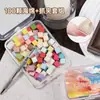 Mini Bloco de Tofu Esponja Ferramenta para Nail Art Blush Gradiente Unha Pinça de Garra Metálica Ferramenta para Unha