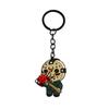 Serie creativa de Halloween Grito horror sierra oscura payaso aterrador llavero con colgante de personalidad