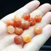 Cuentas de calabaza de seda dorada de Xinjiang jade Dongling accesorios de joyería al por mayor horquilla antigua semiacabada diy en stock