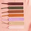 Marcador de Libro de Cuero Estilo Amazon Transfronterizo Marcador de Cuaderno Clip Divisor Portátil Marcador de Hilo Cosido