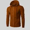 Comercio Exterior Amazon Cárdigan Suéter de Color Sólido Sudadera con Forro Polar Top Deportivo Otoño e Invierno Hombres y Mujeres Camisa con Cremallera