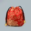 07Jn Bolsa de Brocado Bolsa de Estilo Antiguo para Cuentas de Oración Budista Bolsa para Pulsera, Bolsa Cultural, Bolsa de Embalaje, Bolsa Pequeña de Brocado, Bolsita