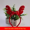Tiara de Natal Chifre de Alce Fivela de Cabeça Faixa de Cabeça de Natal Grampo de Cabelo Infantil Adulto Acessório de Cabeça Feminino Festa Suprimentos de Natal Presilha