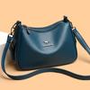 Bolsos para Mujer 2025 Nuevo Bolso de Hombro Ropa de Trabajo Versátil Cruzado Moda Elegante Cuero Suave Gran Capacidad Bolso para Madre de Mediana Edad