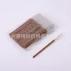 Nuevo cepillo desechable para pestañas de fibra de coco, cepillo dual para cejas en espiral y peine para pestañas, herramienta de belleza desechable portátil