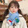 Cachecol Infantil Inverno Inverno Estilo Coreano Meninos Outono e Inverno Cachecol Quente À Prova de Vento Bonito Tabuleiro de Xadrez de Bebê Na Moda