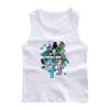 Chaleco para niños, camiseta de verano para niños, elegante, fina, sin mangas, ropa exterior, ropa para niños pequeños y medianos, entrega de una pieza