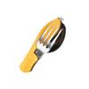 Set Multifuncional Desmontable de Seis Piezas: Cuchillo, Tenedor y Cuchara, Set Plegable de Cuchillo y Tenedor, Cuchillo Multifuncional, Cuchillo de Regalo