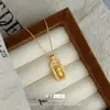 Colar de ouro com diamantes incrustados, pingente de guerreiro rotativo, pilão de diamante, corrente de clavícula feminina de alto padrão novo chinês, atacado