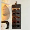 Lanyard de Cuero Retro para Gafas de Sol Bolsa Hogar Gran Capacidad Montada en Pared Bolsa de Almacenamiento para Gafas Bolsa de Exhibición para Gafas de Sol