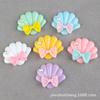 Concha de Perla Lazo Resina Accesorios DIY Niños Accesorios para el Cabello Material DIY Aceite Goteando Funda para Teléfono Móvil Accesorios de Belleza
