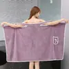 Toalla de Baño Portátil para Mujer Bata con Tirantes Finos Falda de Baño Grosor Medio Chaleco Estilo Toalla de Baño Tamaño Grande para Adulto Fábrica