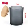 Copo de Vidro para Vela Tealight de Aromaterapia Transparente Fosco Kit de Material Artesanal DIY Lâmpada de Manteiga Copo Vazio para Exibição