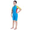 Venta al por mayor transfronteriza de trajes de surf y buceo nuevos de una pieza para niños, trajes de buceo cálidos, trajes de manga corta a prueba de frío para esnórquel y natación en invierno